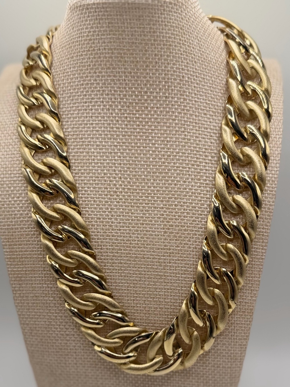 Gold-Tone Chunky Curb Chain Necklace - Women Jewelry